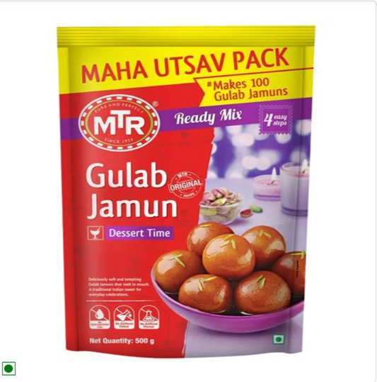 MTR Ready Mix - Gulab Jamun, 500 g Pouch