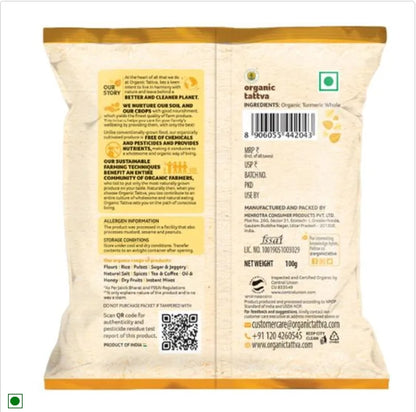 Organic Tattva Organic Powder - Turmeric, 100 g pouch