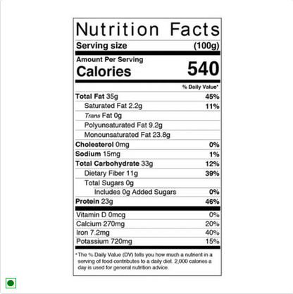 Organic Tattva Organic Seeds - Black Mustard/Sasive, 100 g Pouch