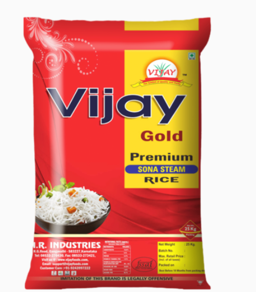 VIJAY GOLD PREMIUM SONA STEAM RICE