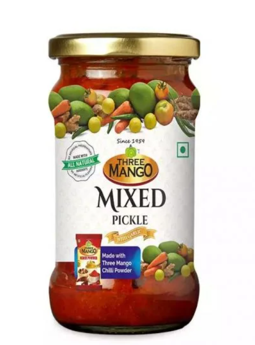 Three Mango Mixed Vegetable Pickle