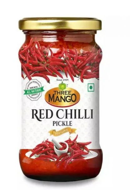 Three Mango Red Chilli Pickle