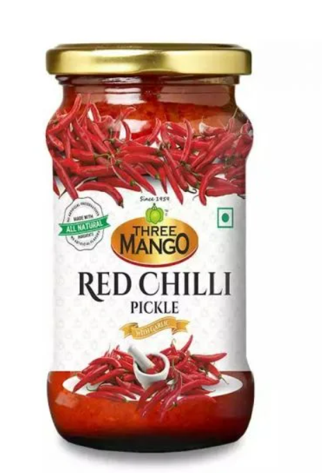 Three Mango Red Chilli Pickle