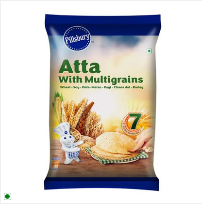 Pillsbury Atta/Godihittu - Multigrain, 5 kg Pouch