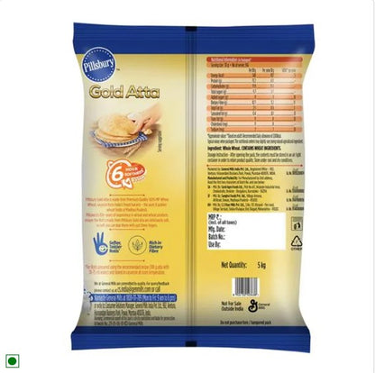 Pillsbury Atta/Godihittu - Gold, 5 kg Pouch