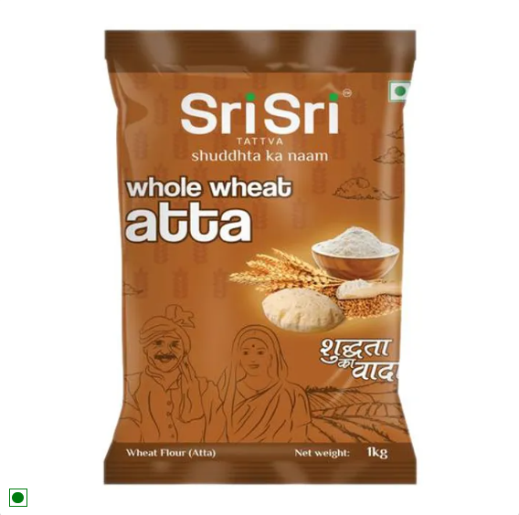 Sri Sri Tattva Whole Wheat Atta, 5 kg