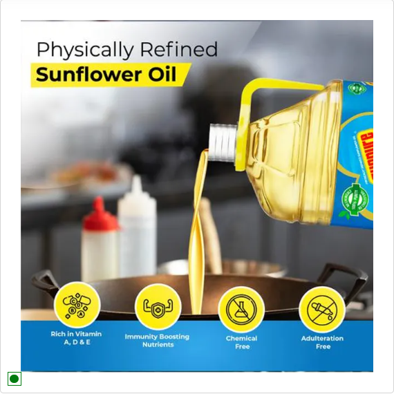 Sunpure Refined Sunflower - Oil, 5 L Can