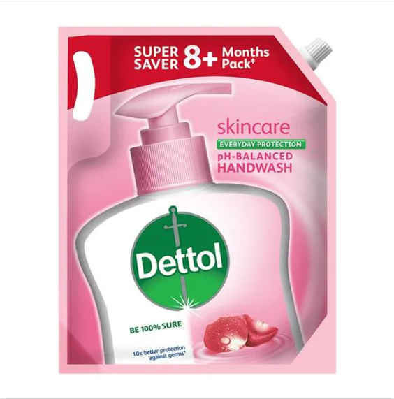 Dettol Liquid Handwash Refill - Skincare Moisturizing Hand Wash Antibacterial Formula | 10x Better Germ Protection, 675 ml (Pack of 3 - 675ml each)