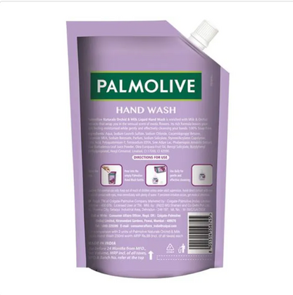 Palmolive Hand Wash - Orchid & Milk, Wash Away Germs, pH Balanced Formula, 750 ml