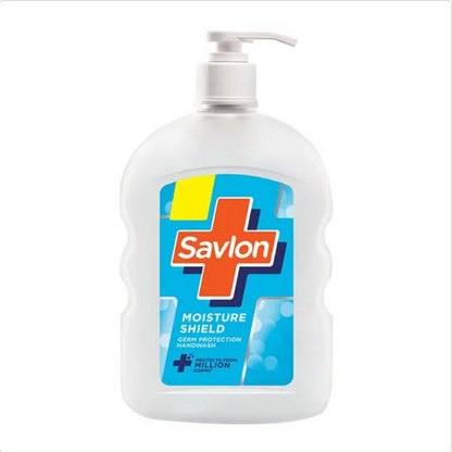 Savlon Moisture Shield Germ Protection Liquid Handwash - 90% Natural Origin, 675 ml