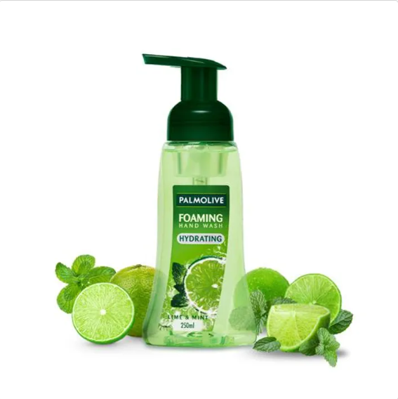 Palmolive Foaming Lime & Mint Handwash - Hydrating, 250 ml Pump