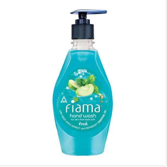 Fiama Fresh Hand Wash - Peppermint & Green Apple, 99.9% Germ Protection, 1 L Bottle