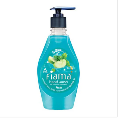 Fiama Fresh Hand Wash - Peppermint & Green Apple, 99.9% Germ Protection, 1 L Bottle