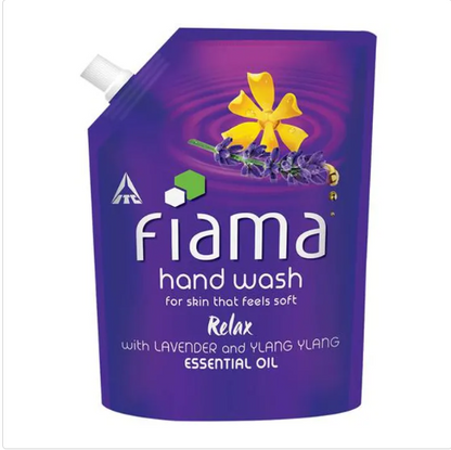 Fiama Relax Hand Wash - Lavender & Ylang Ylang, 99.9% Germ Protection, 1 L Bottle