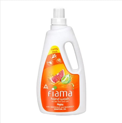 Fiama Happy Hand Wash - Grapefruit & Bergamot, 99.9% Germ Protection, 1 L Bottle