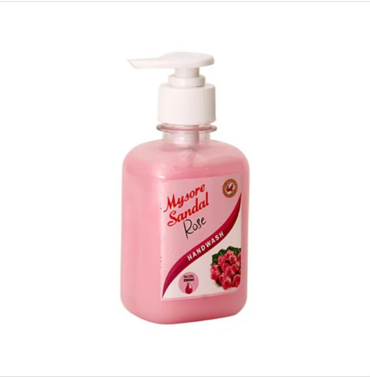 Mysore Sandal Handwash - Rose, 250 ml