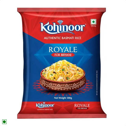 Kohinoor Basmati Rice/Basmati Akki - Royale, Authentic Biryani, 500 g