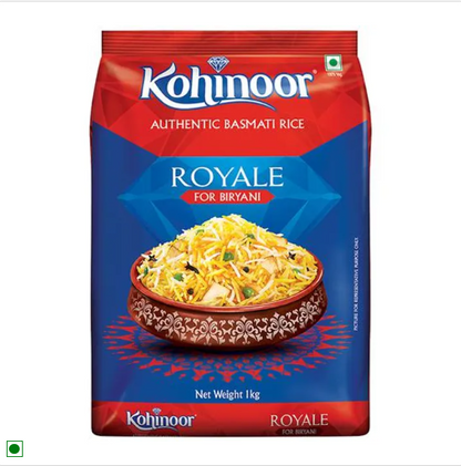 Kohinoor Basmati Rice/Basmati Akki - Royale, Authentic Biryani, 500 g