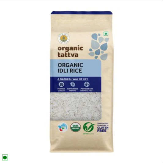 Organic Tattva Organic - Idli Rice/Akki, 1 kg Plastic pouch