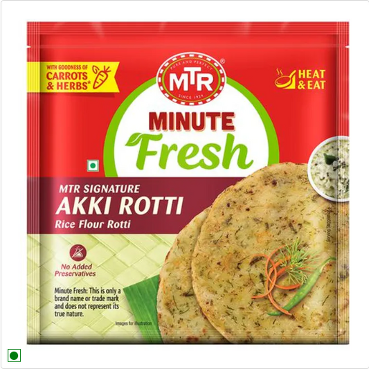 MTR Signature Minute Fresh Akki Rotti - Heat & Eat, 420 g