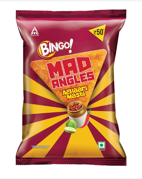 Bingo Mad Angles - Achaari Masti, 33 g Pouch