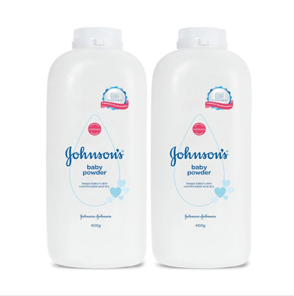 Johnson's Baby Powder For New Born Babies | Combo Offer Pack of 2 x 400g