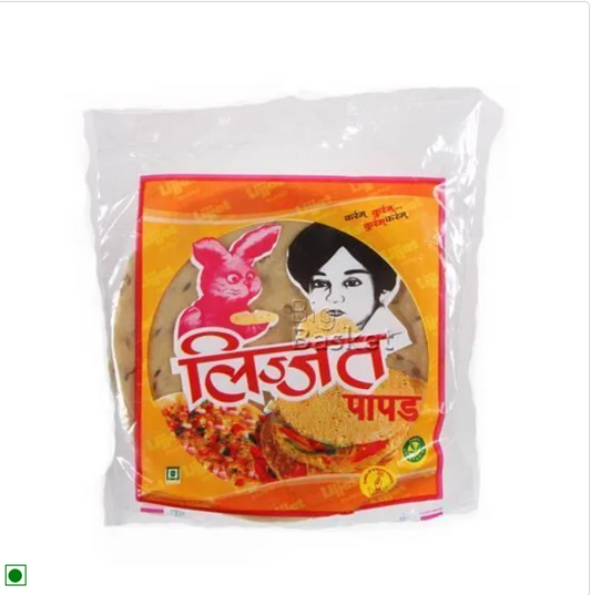 Lijjat Papad - Jeera, 200 g Pouch