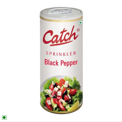 Catch Black Pepper Sprinklers - Adds Flavour & Aroma, 100 g Can