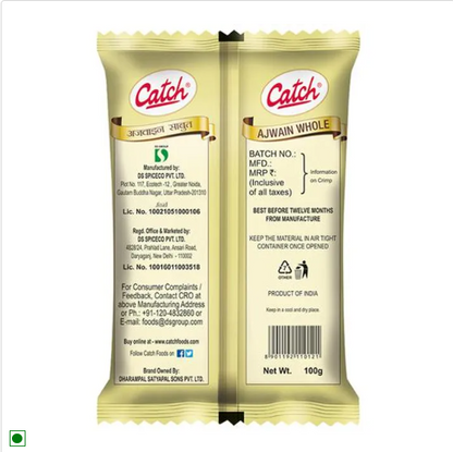 Catch Ajwain/Om Kalu - Whole, 100 g Pouch