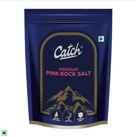 Catch Pink Rock Salt - Premium, Rich In Minerals, Helps In Digestion, 1 kg Pouch