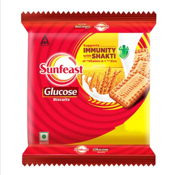 Sunfeast Glucose Biscuits, 5x96 g Multipack