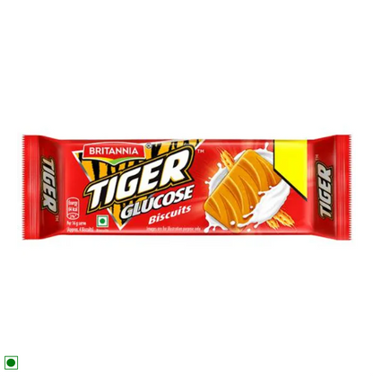 Britannia Tiger Glucose Biscuit - Ready To Eat, Crunchy Snack, 85.3 g