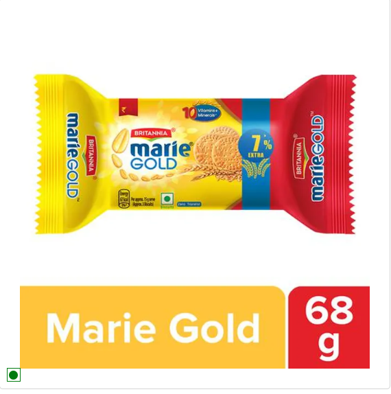 Britannia Marie Gold Biscuit - Crunchy, Light, Zero Trans Fat, Ready To Eat, 950 g