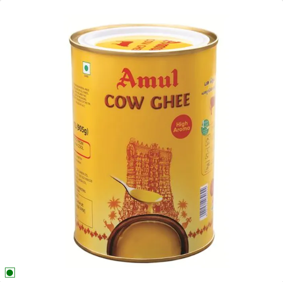 Amul High Aroma Cow Ghee, 2 x 1 L Multipack