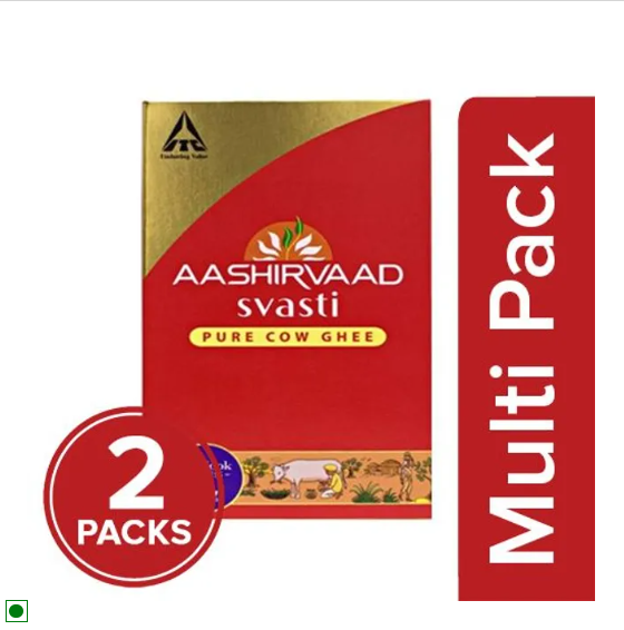 Aashirvaad Svasti Cow Ghee/Tuppa, 1 L Pet Pack