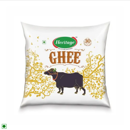 Heritage Buffalo Ghee/Tuppa - Special Grade with Milk Fat, 1000 ml Pouch