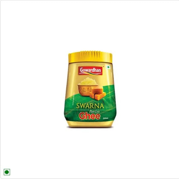 Gowardhan Swarna Pure Cow Ghee/Tuppa, 1 L Jar