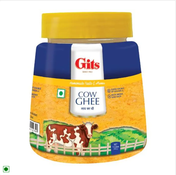 Gits Ghee/Tuppa, 200 ml Jar