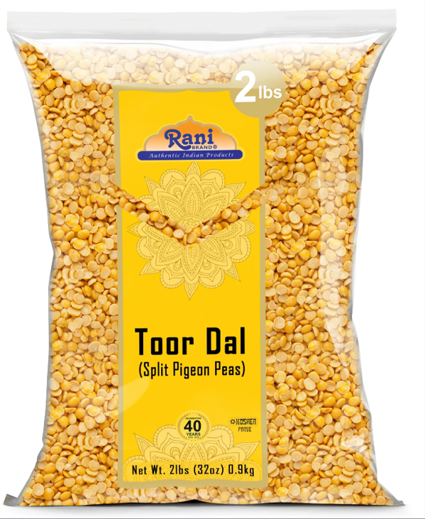 Rani Toor Dal Split Pigeon Peas 4lb 64oz ~ All Natural | Gluten Free