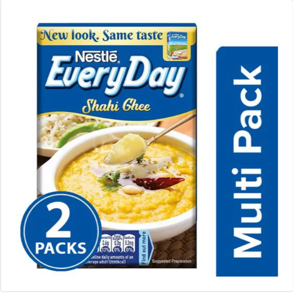 Nestle Everyday Shahi Ghee, 2 x 1 L Multipack