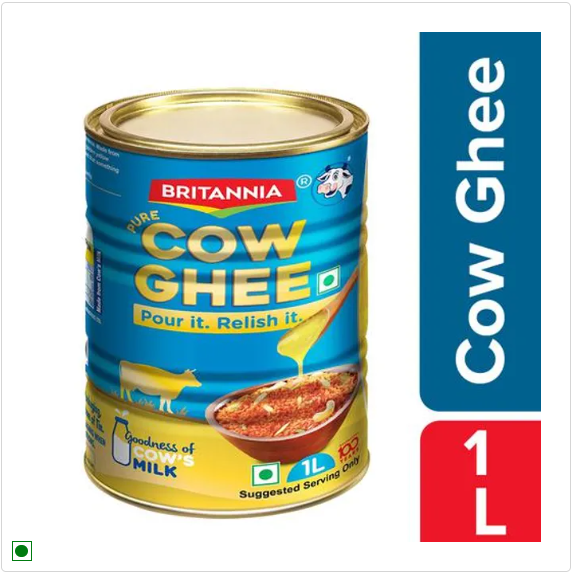 Britannia Pure Cow Ghee, 1 L