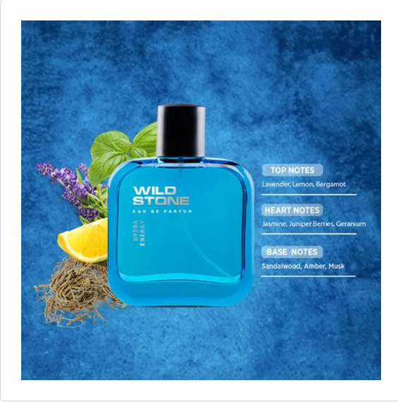 Wild Stone Hydra Energy - Eau De Parfum, 100 ml