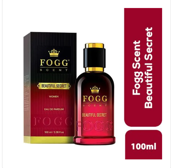 Fogg Eau De Parfum - Beautiful Secret, For Women, Long-lasting Fresh & Floral Fragrance, 100 ml