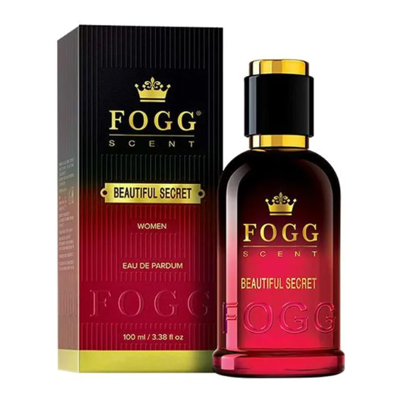 Fogg Eau De Parfum - Beautiful Secret, For Women, Long-lasting Fresh & Floral Fragrance, 100 ml