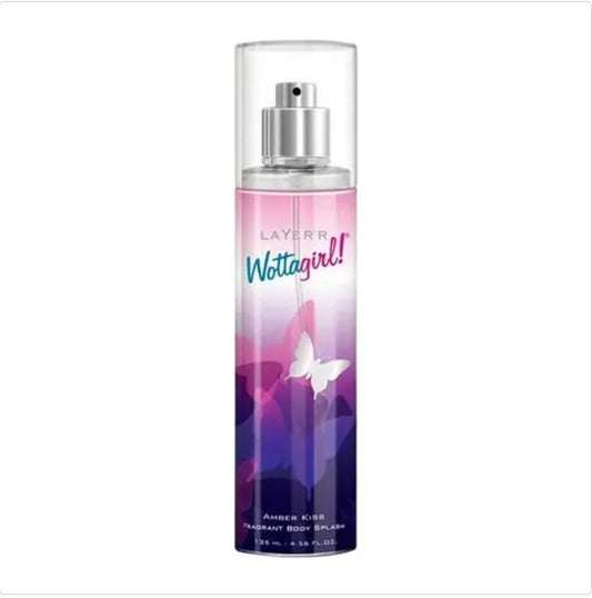 Layerr Wottagirl! Perfume Spray - Amber Kiss, 135 ml