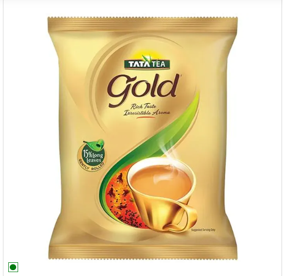 Tata Tea Gold Assam Teas With Gently Rolled Aromatic Long Leaves, Rich & Aromatic Chai, Black Tea, 1 kg