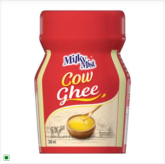 Milky Mist Cow Ghee/Tup, 1 L Pet Jar