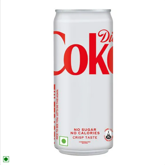 cCoca Cola Diet Coke Soft Drink, 300 ml Can