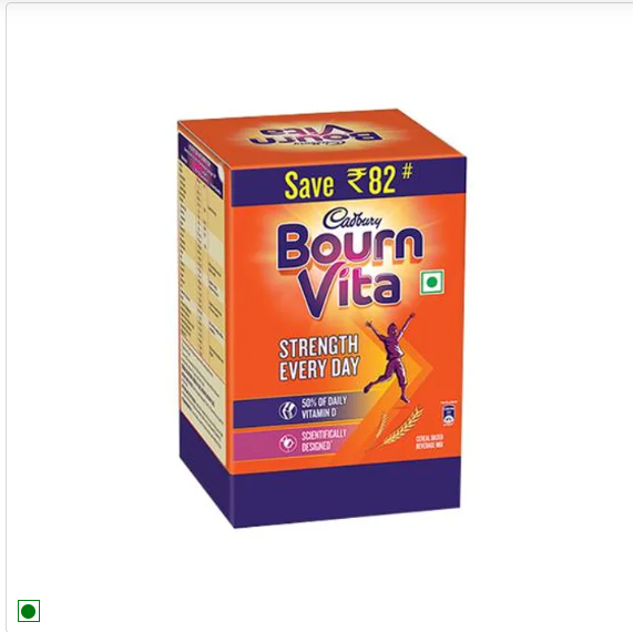 Cadbury Bournvita Chocolate Nutrition Drink, 500 g Pouch