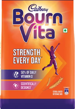 Cadbury Bournvita Chocolate Nutrition Drink, 500 g Pouch